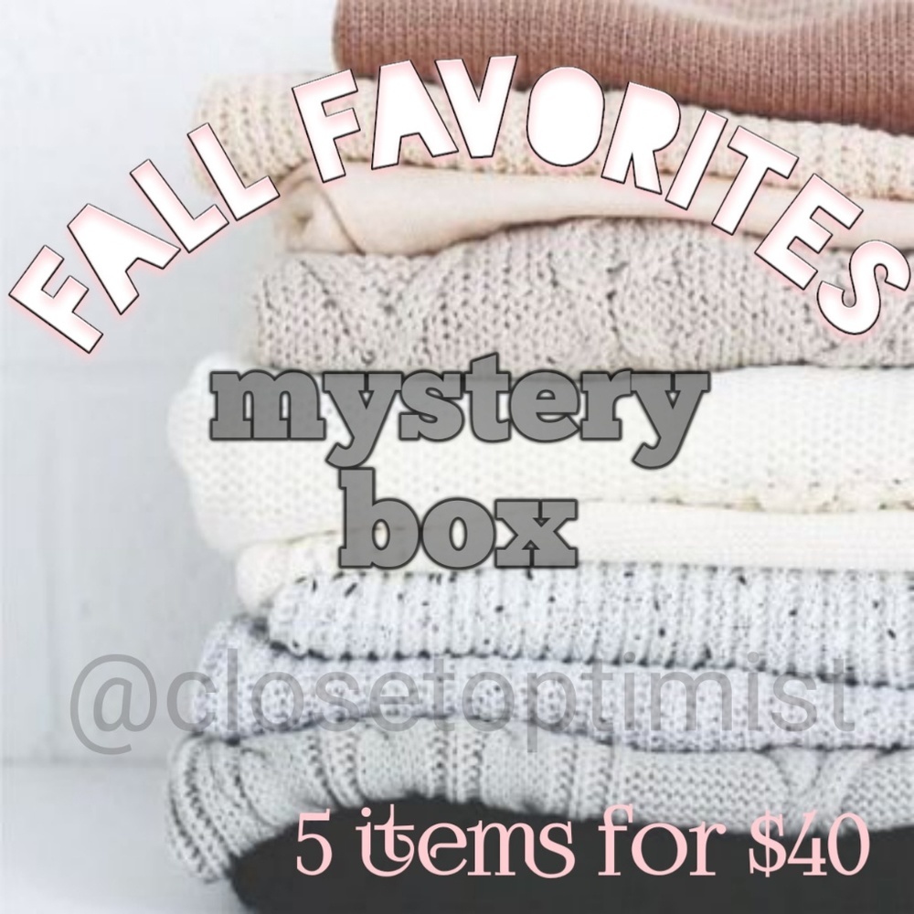 🍂🍁BACK FOR FALL! 250 5-⭐️ reviews!! Your Fall Favorites Mystery Box!🍂